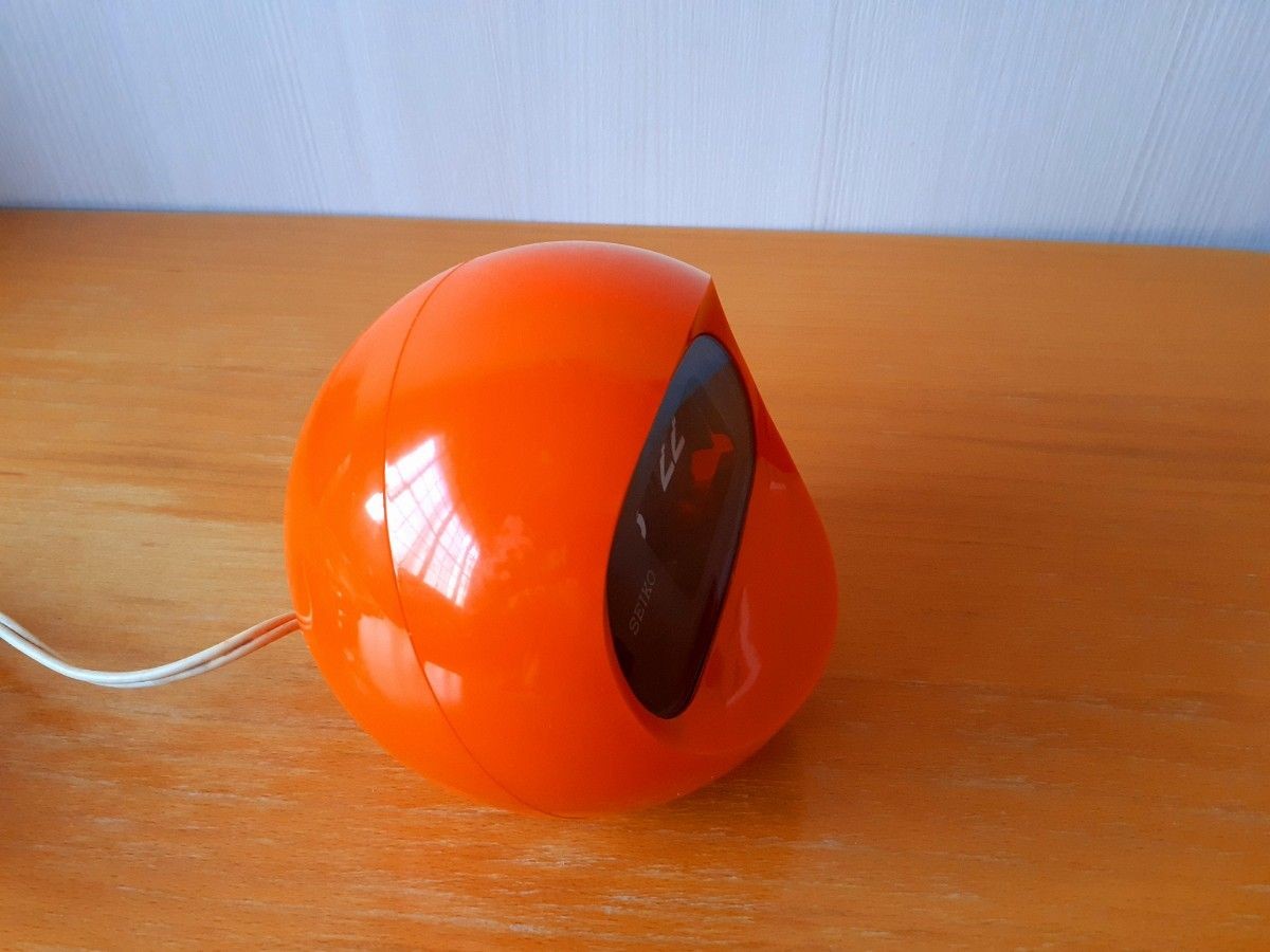 SEIKO Vintage Digital Clock SD-506 Orange Space Age 60Hz Tested | eBay