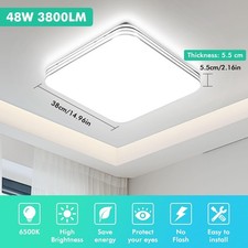 18243648w Led Surface Mounted Square Down Ceiling Panel Light For Home Office