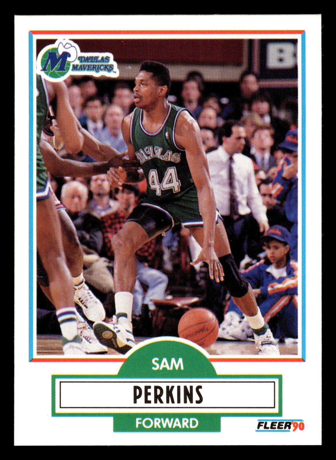 Sam Perkins 1990-91 Fleer #43 Dallas Mavericks