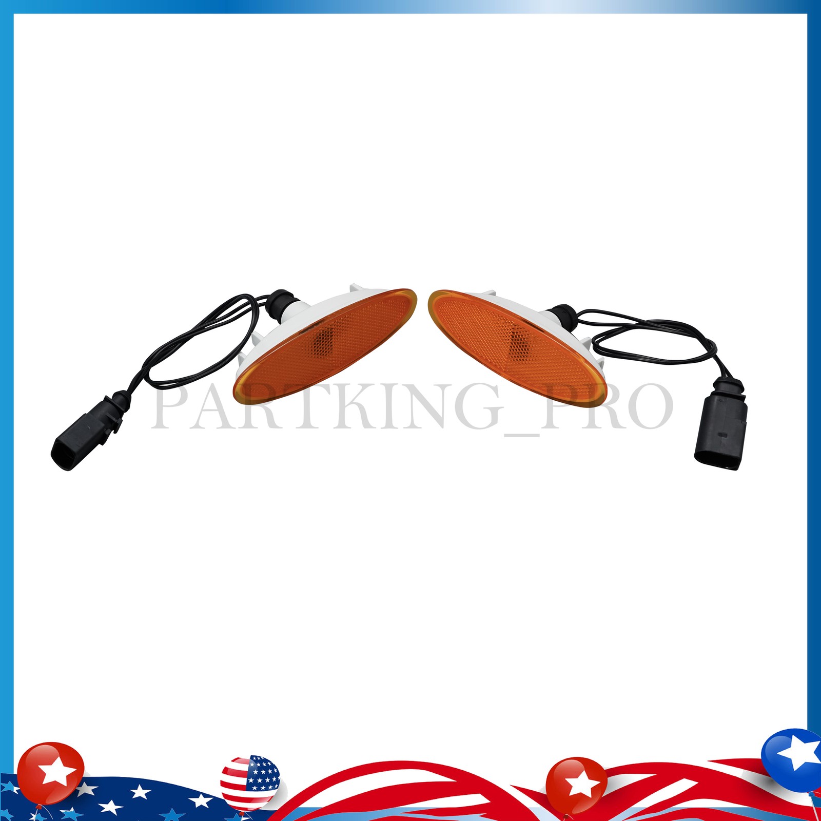 Fit Bentley GTC GT Flying Spur Front Bumper Left Right Side Marker Light Lamp US