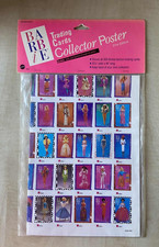 Vintage Barbie Trading Card Poster Sealed New