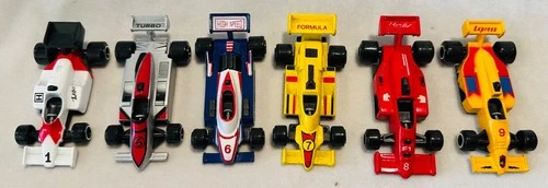 Set of 6 high Speed Express Formula 1 Racing Cars Diecast 1/64 Scale