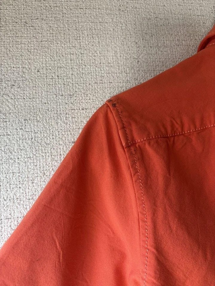 CAMISA USADA COMME DES GARCONS NARANJA MANGA CORTA ACEPTABLE Foto 4 de 4