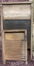 2 Vintage Washboards