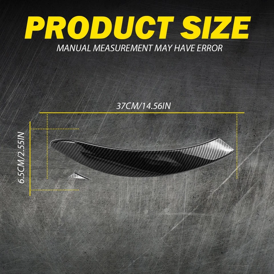 Cubierta de manija de puerta interior de fibra de carbono Fit BMW Serie 4 F36 Gran Coupé 2015-18 Foto 4 de 4