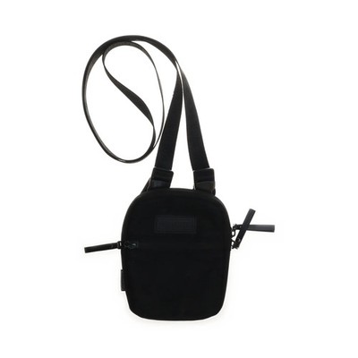 Consigned, Umhängetasche, Unisex (Erwachsene), Schwarz, 12, 3, 15 cm #4Kt
