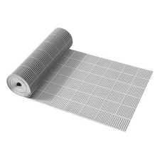 Uimoso PVC Non-Slip Drainage Mat Roll 3 x 50 ft for Commercial Use, Gray