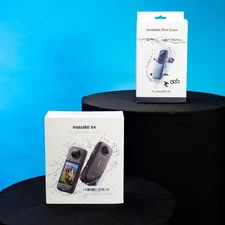 Insta360 X4 8K 360 Action Cam+Dive Case Bundle-NEW-Sealed-Dive Ready-FAST Ship