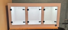 48''x24''x24''- 3 Compartment Premium PVC Reptile Enclosure | Reptile Cage