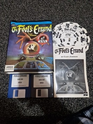 The Fool's Errand von Miles Computing ~ Original BIG Boxed Amiga Game RETRO