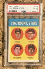 1963 Topps #228 Rookie Stars Tony Oliva Pedro Ed Kranepool RC PSA 6 Graded Card. rookie card picture