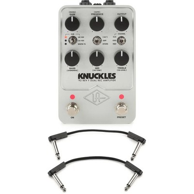 Universal Audio Knuckles '92 Rev F Dual Rec Amplifier Pedal with EBS Patch