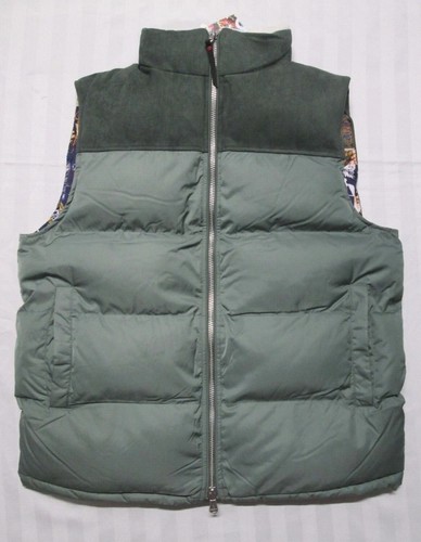 ROBERT GRAHAM Men's Forest Green Puffer Vest RGF23R82 - Picture 2 of 19