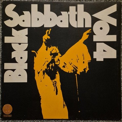 Black Sabbath Vol. 4 LP 1972 Vertigo Swirl Vinyl 6360 071 EX-EX