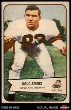 1954 Bowman #4 Doug Atkins Browns-FB RC HOF Tennessee 4 - VG/EX