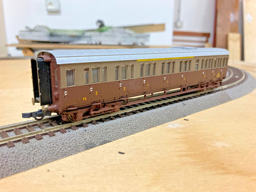 ROCO Scala H0 - Centoporte castano-isabella mista ABz 66535 delle F.S. | Condition: Usato