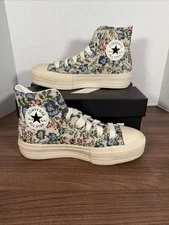 Converse Womens Sneakers Chuck Taylor Lift Platform Floral Tapestry A11992C Sz7W