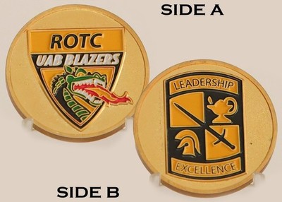 UAB Blazers ROTC Leadership & Excellence Challenge Coin  3#B