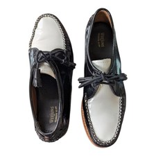 Vintage Weejuns Winnie Patent Leather Oxfords Womens 9