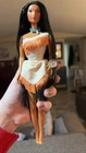 Vintage Mattel 1966 Pocahontas Native American Brunette Long Hair Disney Doll