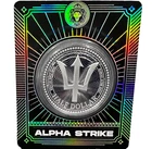 2025 ALPHA STRIKE Trident 1 oz Silver .9999 Scottsdale Proof Like Coin✅ Barbados