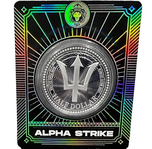 2025 ALPHA STRIKE Trident 1 oz Silver .9999 Scottsdale Proof Like Coin✅ Barbados