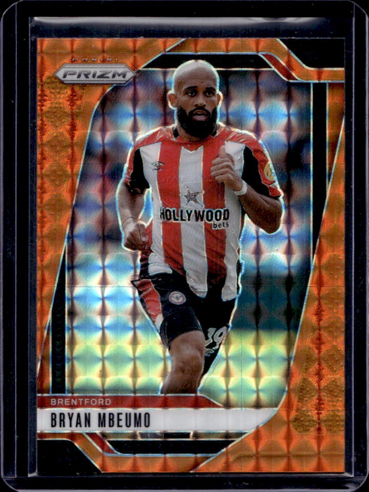 2024-25 Panini Prizm Premier League Bryan Mbeumo Orange Mosaic Prizm #248