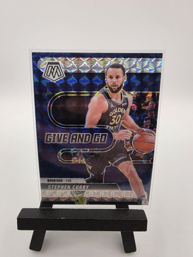 2024-25 Panini Mosaic - Give and Go Stephen Curry #9 Mosaic Prizm - Picture 1 of 2