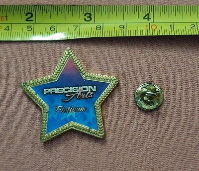 Precision Arts Dance Challenge Competition Platinum Award Star Jacket Lapel Pin
