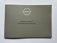 GENUINE NISSAN SERVICE BOOK FOR OWNERS MANUAL HANDBOOK - NO STAMPS