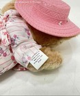 Furskins Brown Pink Floral Hattie Plush Bear Collectible Toy 1986 Wendy's — photo 4