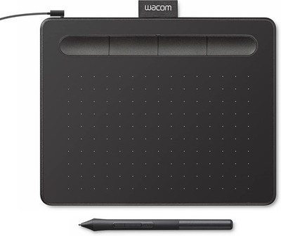 Wacom Intuos Graphics Drawing Tablet, Small 7.9''x 6.3'', Black, CTL4100, New