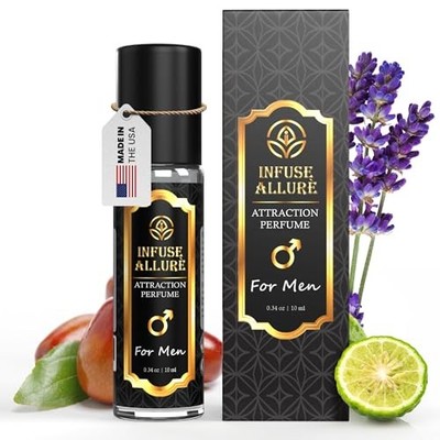 Premium Pheromones Perfume Oil for Men - Bold, Extra Strength Formula - Irresist