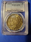1923-S Peace Silver Dollar PCGS AU50
