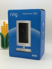 Ring Outdoor Cam Plus  Battery  Video  Ring Vision  White  New In Box