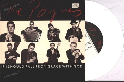 The Pogues - If I Should Fall From Grace With God UK 7'' 1988 White Vinyl '