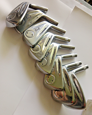 #ad Vintage Wilson Staff Dyna power Pw 9876543 Heads Only $75.00