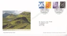GB ROYAL MAIL FDC 2018 SCOTLAND REGIONAL DEFINITIVES TALLENTS PMK NEW TYPEFACE