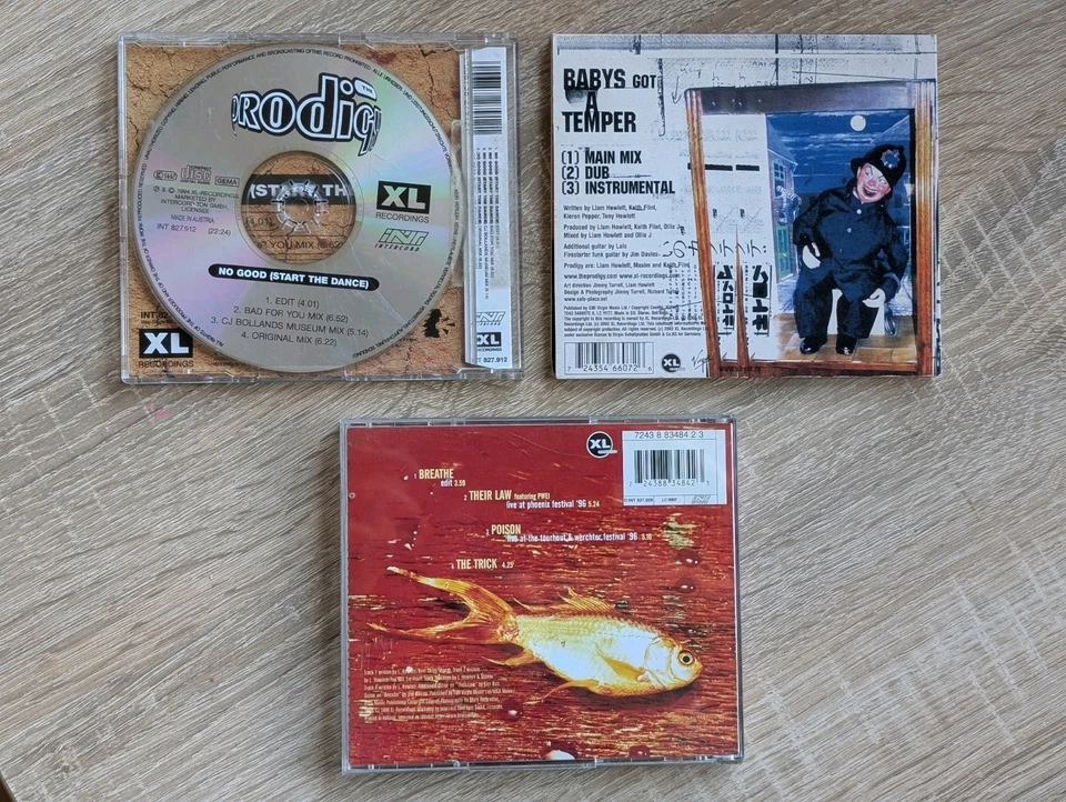 The Prodigy CD Paket Sammlung Konvolut Album Single - Bild 2 von 3