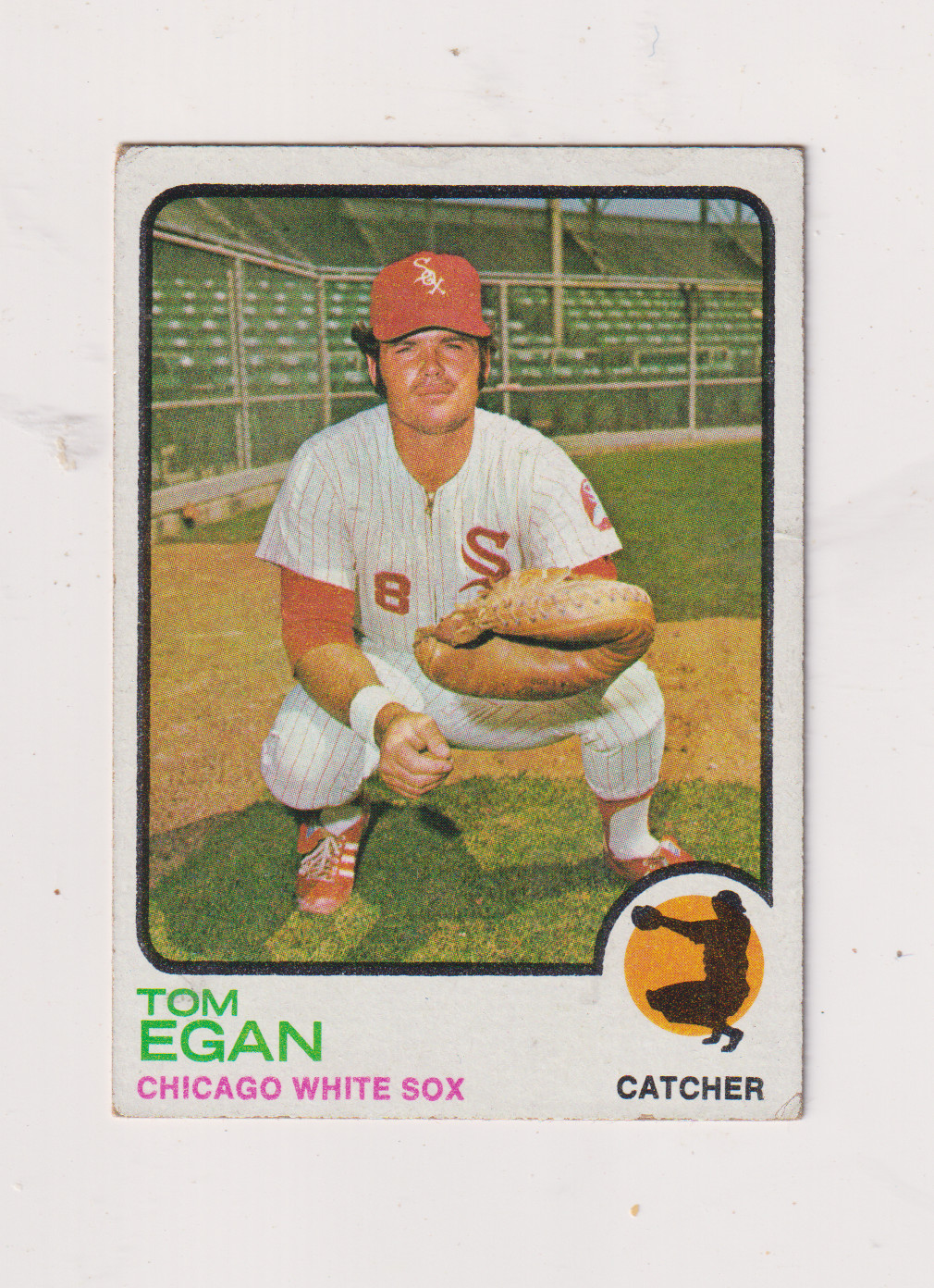 1973 Topps # 648 Tom Egan, Hi-Number EX ! Free Ship !