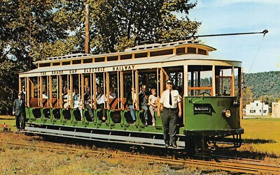 Rockhill Furnace PA Grade Gap Electric Railway Trolley Museum Vtg Postcard A28