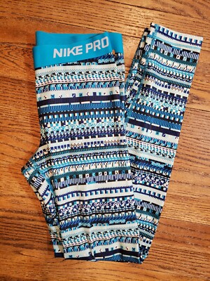 Nike Pro Warm 8 Bit Womens Tights Medium