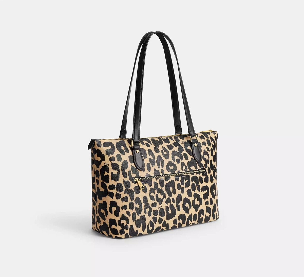COACH☆leopard-print canvas tote bag トートバッグ【UK発】 Coach leopard-print Canvas Tote Bag | Brown | FARFETCH