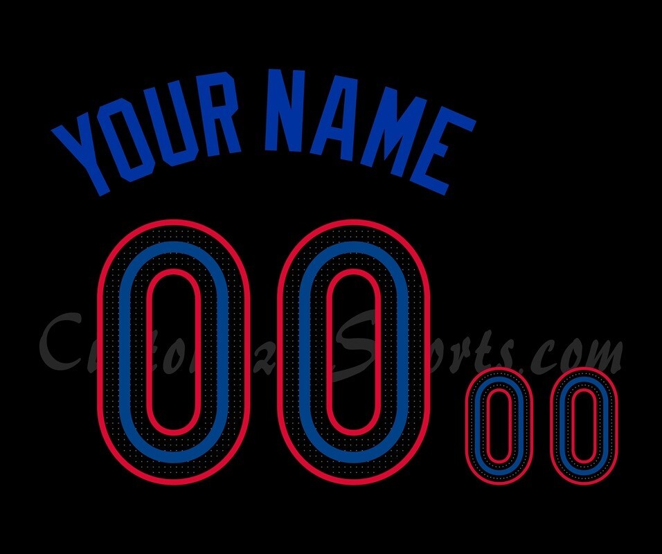 Baseball Toronto Blue Jays Customized Number Kit for 2024-2025
