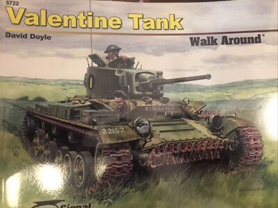 Squadron Signal Publications 5722 Valentine Tank Walk Around No.22 Book New!!