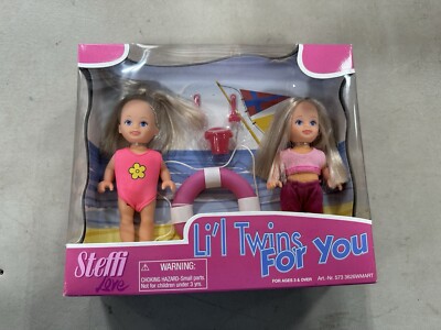 VTG STEFFI LOVE  Li'l TWINS FOR YOU Girls Beach Day D33