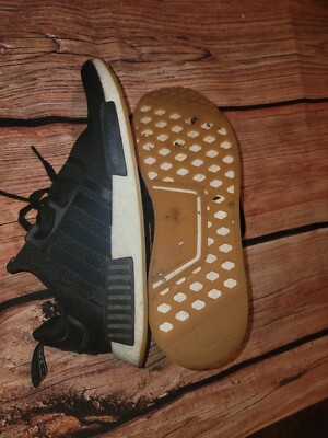 Adidas Nmd R1 Black Gum Mens Shoes Sz 13 | eBay