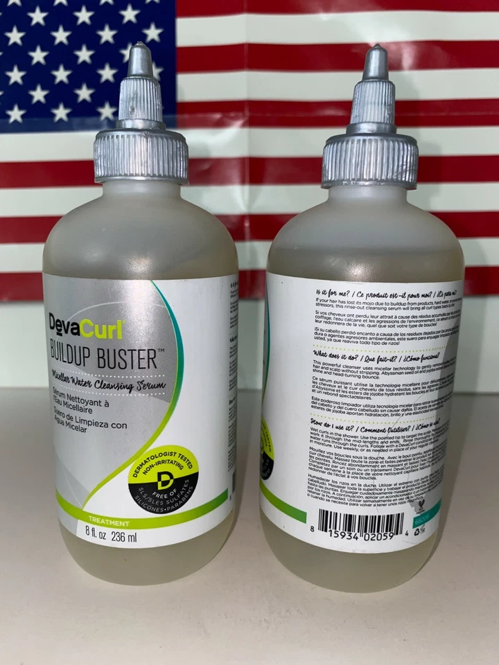 Deva Curl Build Up Buster  Deep Cleansing shampoo - 8oz ea. ( 2 Pack ) - Image 2 of 4