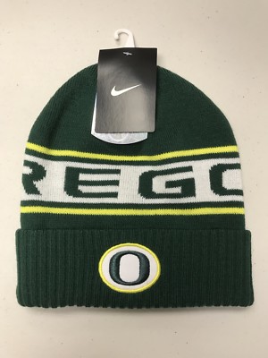 Oregon Ducks Nike Youth Sideline Knit Cuffed Beanie Hat New With Tags! | eBay