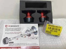 MC Motoparts Swingarm Spools MC-LSP-RD.   Open Box - Unused